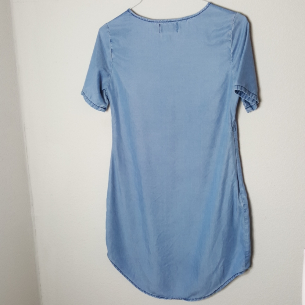 MINKPINK soft jean hi-lo dress size S never worn - Picture 2 of 5